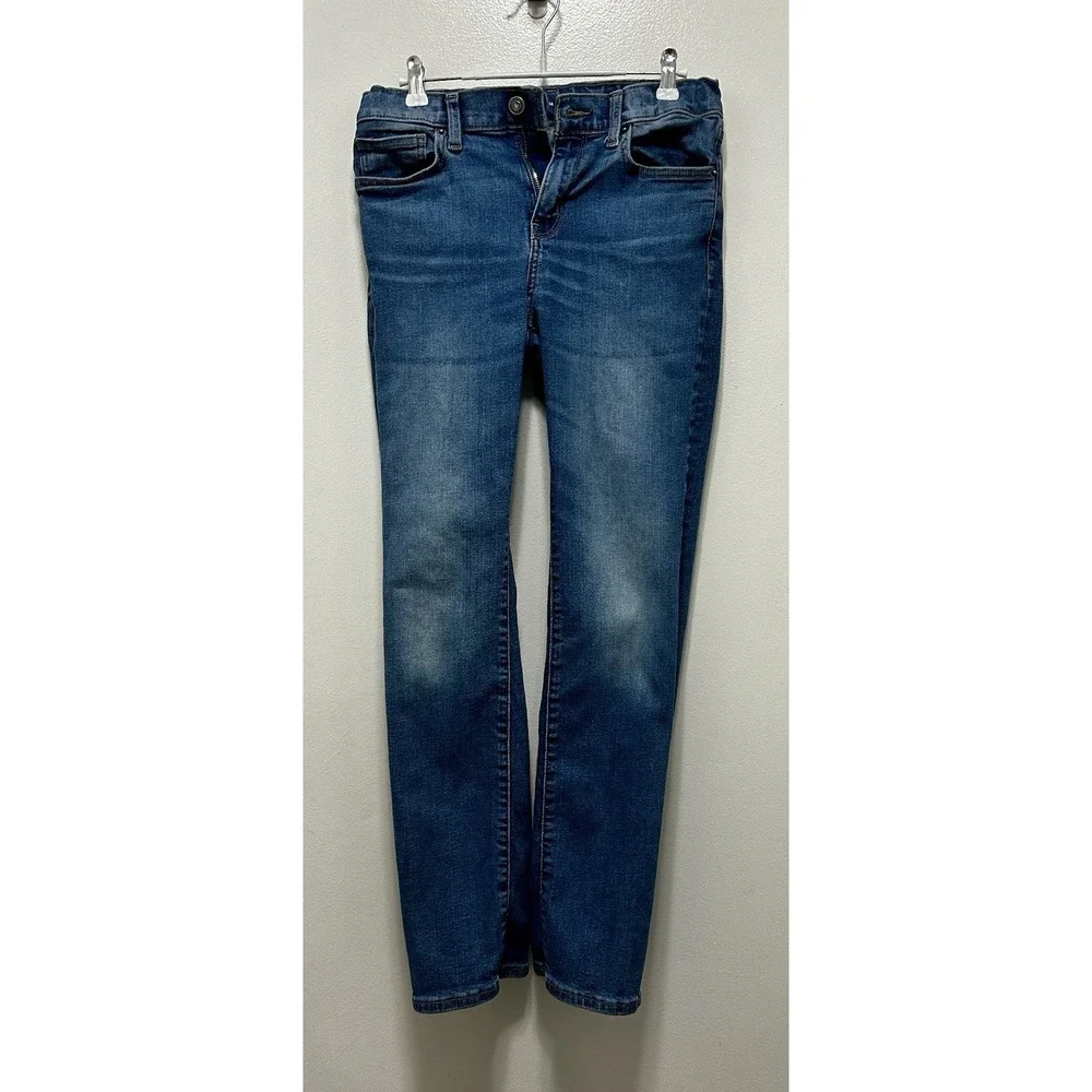 Old Navy Boys Slim Jeans 360 Stretch Built-In Tough Size 14 Blue Denim